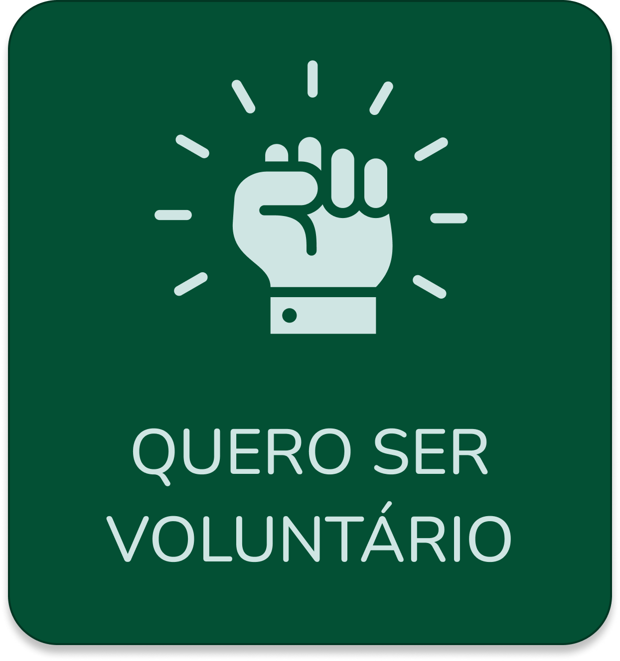 Quero ser voluntário (Hover)